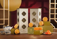Mini Dried Tangerine Peel Red Bean Paste Mooncake (6 Pieces Per Box)